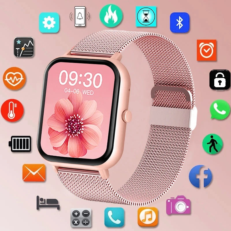 AI Voice Assistant Heart Rate Smart Watch