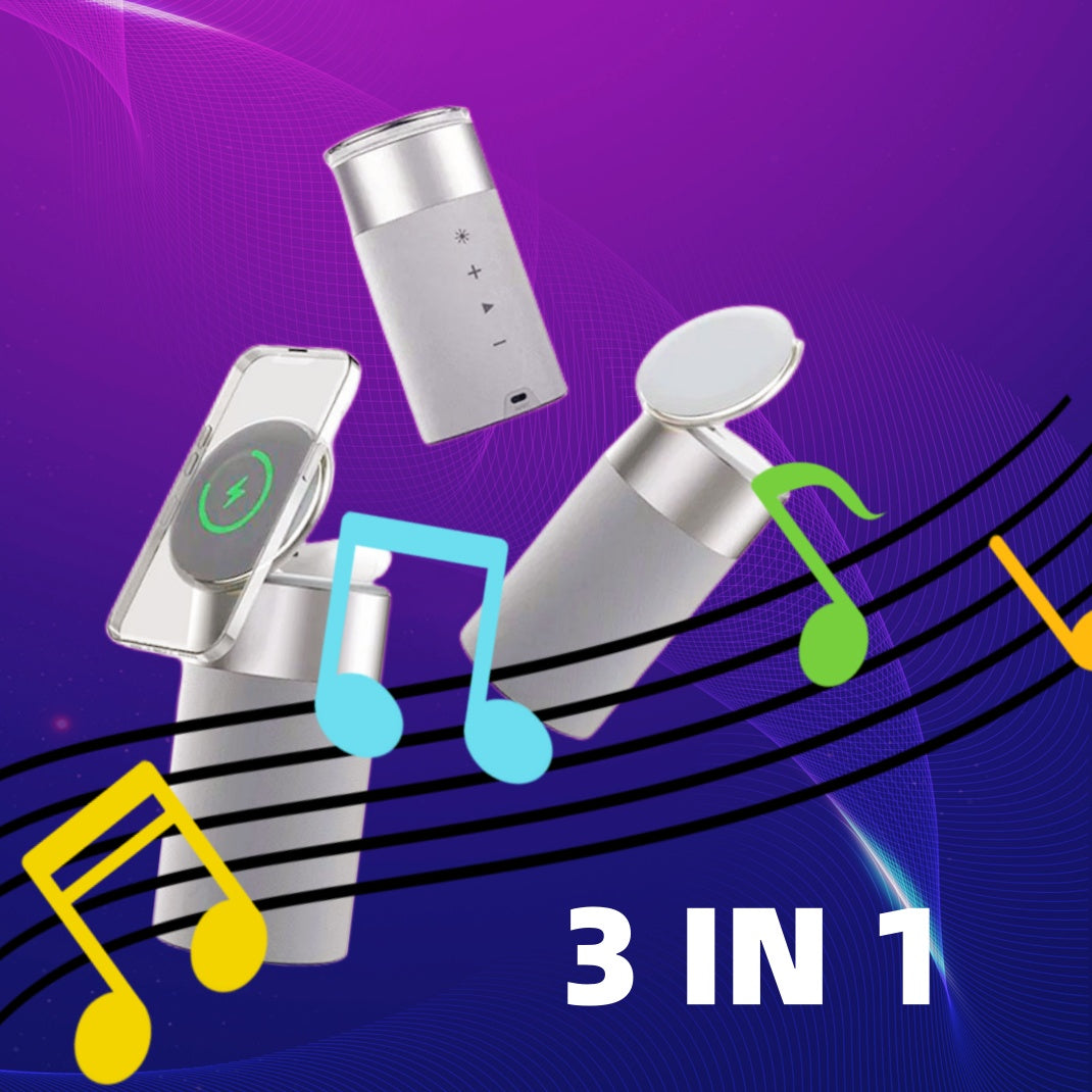 Multi-Function Bluetooth Speaker With Touch Lamp