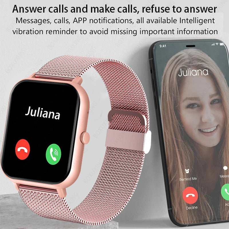 AI Voice Assistant Heart Rate Smart Watch