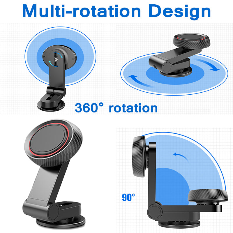 360 Degree Magnetic Rotating Car Phone Holder