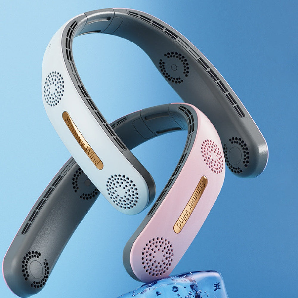 USB Outdoor Leafless Hanging Neck Fan